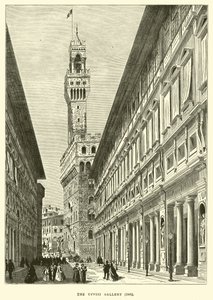 Uffizi-galleriet, 1865 af English School