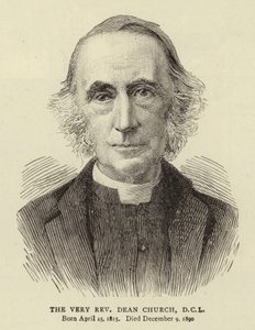 The Very Reverend Dean Church, DCL af English School