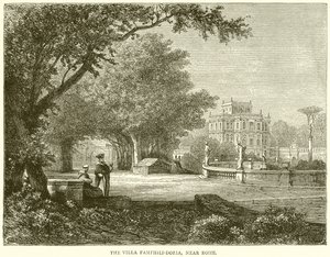 Villa Pamphili-Doria, nær Rom af English School