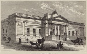 Walker Fine-Art Gallery, Liverpool (gravering) af English School