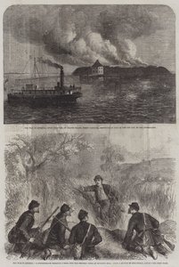 Der Krieg in Amerika (Stich) von English School