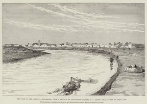 Krigen i Soudan, Khartoum (gravering) af English School