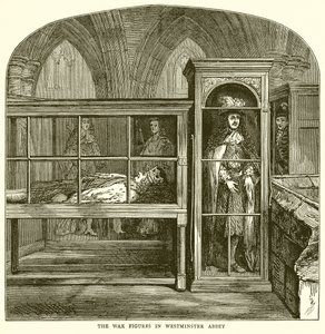 Die Wachsfiguren in der Westminster Abbey