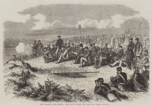 Wimbledon-prismødet, Rifle Match between the Lords and Commons (gravering) af English School