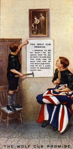 The Wolf Cub Promise, 1929 af English School