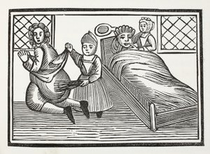 The World Turned Upside Down, illustration fra Chap-books of the Eighteenth Century af John Ashton, pub. 1882 af English School