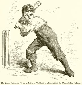 Den unge cricketspiller af English School
