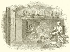 Den unge Shakespeare og hans far af English School