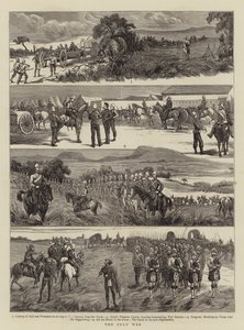 Zulu -krigen (gravering) af English School