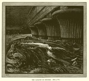 Banket af Nitocris af English School