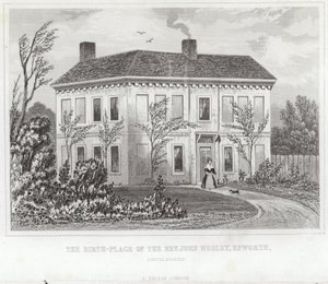 Fødestedet for pastor John Wesley af English School