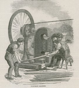 Bygningen i Hyde Park, London, til den store udstilling i 1851 af English School