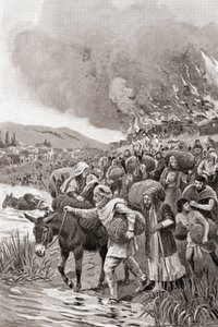 Afbrændingen af Sardis under det joniske oprør i 498 f.Kr., fra Hutchinson