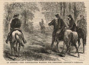 Konspiratørerne venter på præsident Lincolns vogn af English School