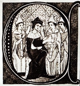 Kuningas Edward I:n kruunaus af English School