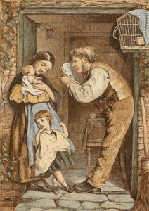 Sommerhusdøren, far leger med sit barn af English School