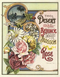 Ørkenen skal fryde sig og blomstre som rosen af English School