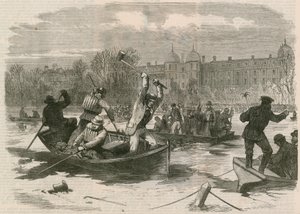 Katastrofen på isen ved Regents Park; Trækker søen for de døde af English School