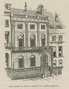 Dynamitforargelsen i Westminster; Sir Watkin W Wynns hus, St James