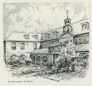 Indgangen til Grey Coat Hospital af English School