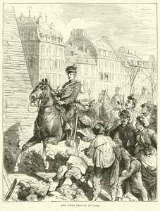 Den første tysker i Paris, februar 1871 af English School