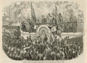 Den første offentlige drikkefontæne af English School