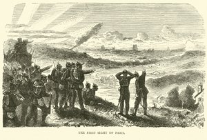 Der erste Blick auf Paris, September 1870 von English School