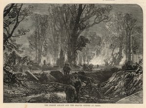 Skoven brændte og gravene åbnede i Paris
