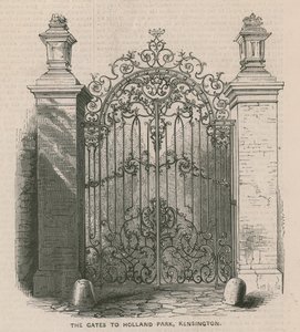 Portene til Holland Park, Kensington af English School