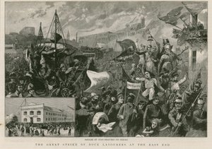 Der große Streik der Dockarbeiter im East End von English School