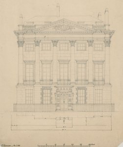 Hr. Scotmothers hus, Cavendish Square, London af English School