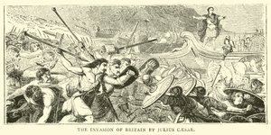 Julius Cæsars invasion af Storbritannien af English School