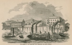 Landingen ved dampbådsmolen, Greenwich, påskedag af English School