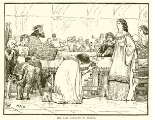 Alboins sidste banket af English School