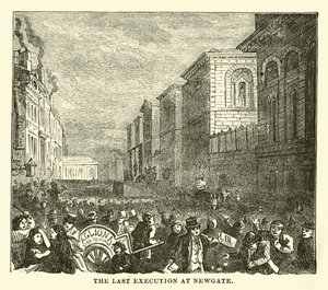 Den sidste henrettelse ved Newgate af English School