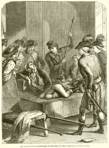 De sidste timer af Robespierre i hallen i Udvalget for Offentlig Sikkerhed af English School