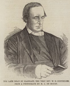 Den afdøde dekan af Llandaff, den meget ærværdige W D Conybeare (gravering) af English School