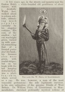Den afdøde Dr W Price, fra Llantrissant (gravering) af English School
