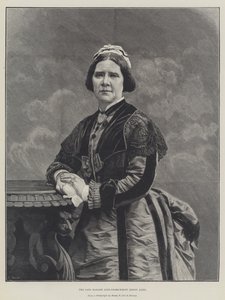 Afdøde Madame Lind-Goldschmidt, Jenny Lind (gravering) af English School