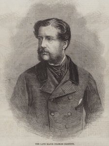 Den afdøde major Charles Nasmyth (gravering) af English School