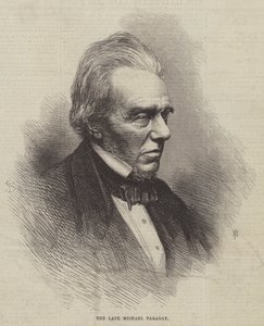 Den afdøde Michael Faraday (gravering) af English School