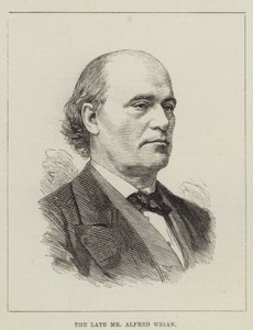 Den afdøde hr. Alfred Wigan (gravering) af English School