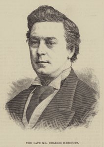 Den afdøde hr. Charles Harcourt (gravering) af English School