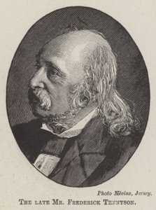 Den afdøde hr. Frederick Tennyson (gravering) af English School
