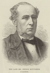 Den afdøde hr. George Routledge, udgiver (gravering) af English School