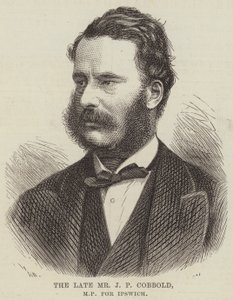 Den afdøde hr. J. P. Cobbold, MP for Ipswich (gravering) af English School
