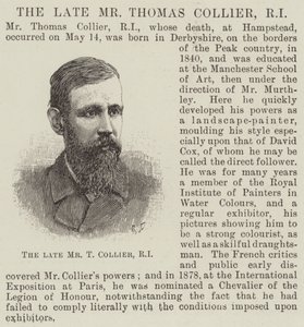 Afdøde hr. Thomas Collier, RI (gravering) af English School