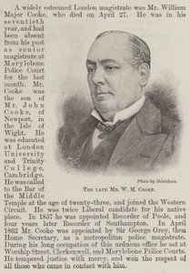 Den afdøde hr. W. M. Cooke (gravering) af English School