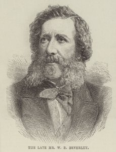 Den afdøde hr. W. R. Beverley (gravering) af English School