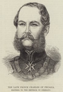 Den afdøde prins Charles af Preussen, bror til kejseren af Tyskland (stik) af English School